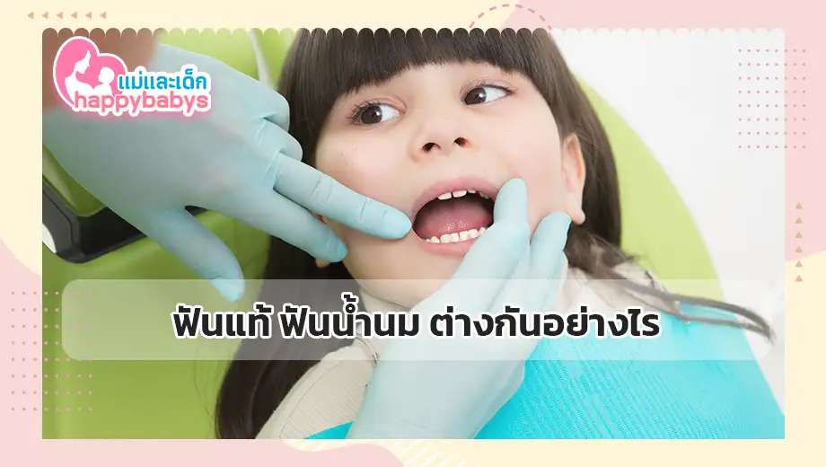 ฟันแท้ ฟันน้ำนม