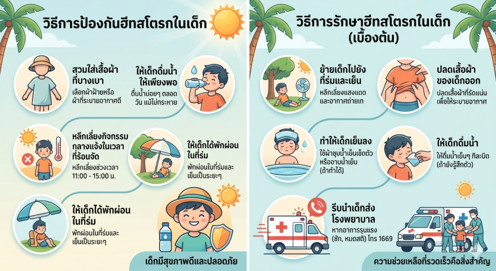 ฮีทสโตรกในเด็ก